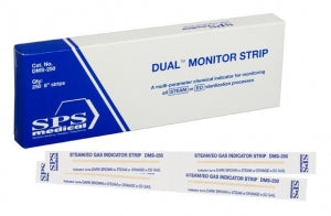 SPS Medical EO Gas Dual Monitor Strip - Steam / EO Gas Dual Monitor Strip, 8" - DMS-250