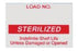 SPS Medical Load Recordkeeping Labels - Universal "Sterilized" Label, Red - UCL-010-R