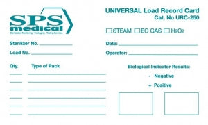 SPS Medical Patient Record Cards - Universal Load Record Card, 3" x 5" - URC-250