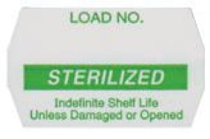 SPS Medical Load Recordkeeping Labels - Universal "Sterilized" Label, Green - URL-012-G