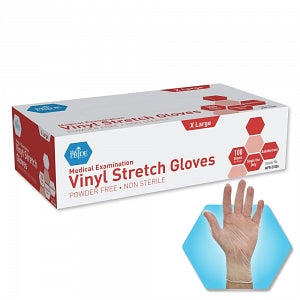 MedPride Health Vinyl Stretch Exam Gloves - Vinyl Stretch Exam Gloves, Powder Free, Size XS - MPR-51002