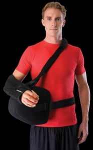 DJO Global UltraSling II ER Arm Slings - UltraSling 3 Arm Sling, Black, Size M - 11-0449-3