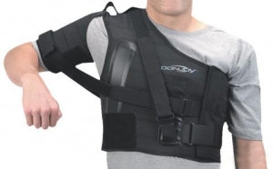 DJO Global Donjoy Shoulder Stabilizers - Shoulder Stabilizer, Black, Right, Size S - 11-1101-2