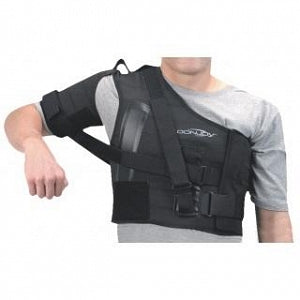 DJO Global Donjoy Shoulder Stabilizers - Shoulder Stabilizer, Black, Right, Size S - 11-1101-2