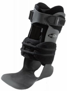 DJO Global Velocity ES Extra Support - Velocity MS (Moderate Support) Ankle Brace, Left, Black, Size M - 11-1493-3-06000