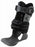 DJO Global Velocity ES Extra Support - Velocity MS (Moderate Support) Ankle Brace, Right, Black, Size L - 11-1494-4-06000