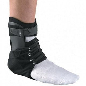 DJO Global Velocity ES Extra Support - Velocity ES (Extra Support) Ankle Brace, Right, Black, Size M - 11-1498-3-06000