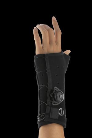 DJO Global Long Thumb Spica with Boa - Long Thumb Spica II, Black, Right, Size S - 232-42-1111