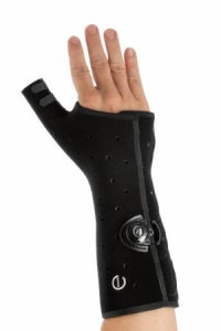 DJO Global Thumb Spica Fracture Brace - Thumb Spica Fracture Brace, Black, Right, Size XS - 315-32-1111