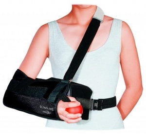 DJO Global UltraSling II ER Arm Slings - UltraSling II Arm Sling, Black, Size L - 11-0449-4-06000