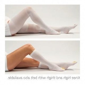 DJO Global VenaFlow AES Anti-Embolism Stockings with Toe Hole - VenaFlow Anti-Embolism Stocking with Inspection Toe Hole, Thigh High, Long, Size L - 501L4