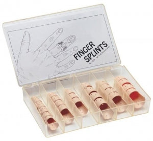 DJO Global Plastic Finger Splint Starter Set - Staxx Finger Splint Kit, Clear - 79-72260