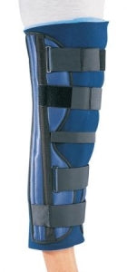 DJO Global ProCare Clinic 3-Panel Knee Splints - Clinic Tri-Panel Universal Knee Splint with Contoured Stays, 20" Long - 79-80170