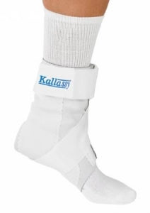 DJO Global Kallassy Ankle Supports - Kallassy Ankle Support, White, Right, Size 2XS - 79-81411