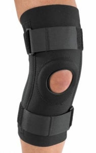 DJO Global Stabilized Knee Support - Stabilized Knee Support with Universal Buttress and Closed Popliteal, Size S - 79-82723