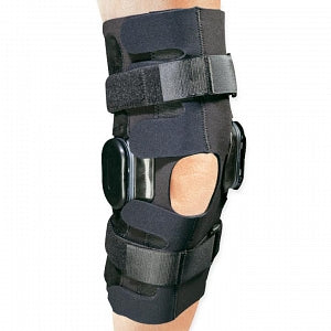 DJO Global ACTION Neoprene Brace / Sleeve-1/8" - Action Hinged Knee Wrap, Short, Size S - 79-94403