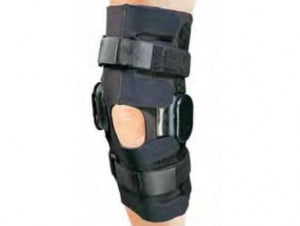 DJO Global ACTION Neoprene Brace / Wrap-1/8" - Action Hinged Knee Wrap, Short, Size M - 79-94405