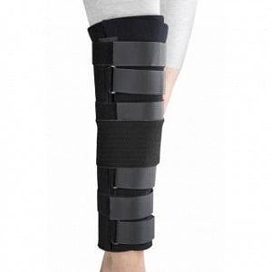 DJO Global Deluxe Universal Knee Immobilizer - Universal Deluxe Contoured Knee Immobilizer, 18" - 79-96318