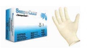 Sempermed USA SemperCare Vinyl Gloves - Exam Gloves, Vinyl, Powder-Free, Size S - SCVNP102