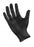 Sempermed USA Textured Fingertip Gloves - Nitrile Exam Glove with Textured Fingertips, Black, Size XL - VSMNP301