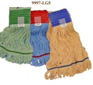 Supreme Enterprise Econo Blend Looped End Wet Mops - Mop Head, Blue, Size L - 9997-LG5