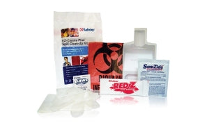 Safetec of America EZ-Cleans Plus Kit - EZ-Cleans Plus Spill Cleanup Kit - 17121