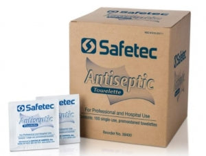 Safetec of America Antiseptic Wipes - PAWS Antimicrobial Wipe - 38400