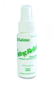 Safetec of America Sting Relief Spray - Sting Relief Spray, 2 oz. - 52001