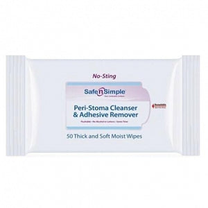 Safe n' Simple Peri-Stoma Wipe / Cleanser - Peri-Stoma Cleanser Wipe - SNS00550