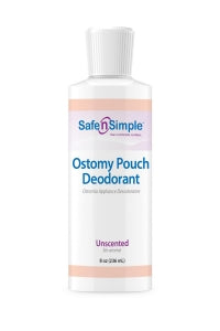 Safe N Simple Ostomy Deodorants - Ostomy Appliance Deodorant, 8 oz. Bottle - SNS40208