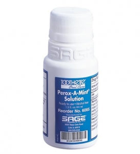 Sage Products Perox-A-Mint Oral Rinses - Perox-A-Mint Oral Rinse, Mint Flavor, 1.5 oz. - 6065