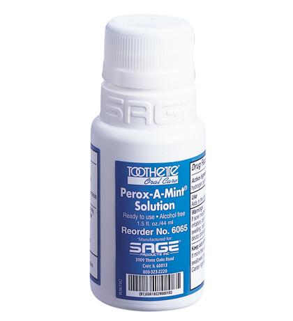 Perox-A-Mint Oral Rinses by Sage Products