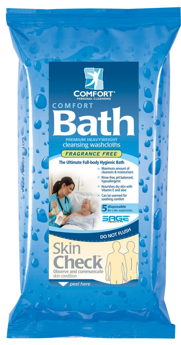 Comfort Bath Cleansing Washcloths by Sage Products