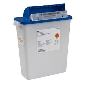 Cardinal Health SharpSafety Pharmaceutical Waste Containers - Pharmacy Leak-Resistant Waste Container, 3 gal. - 8836SA