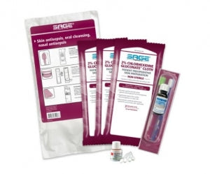 Sage Skin Antisepsis Oral Cleansing Kit - Skin and Nasal Antisepsis Cleansing Kit with Oral Cleanser - 9011