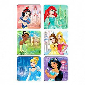 Medibadge Disney Princess Stickers - Disney Princess Castle Stickers, 2.5", 75/Roll - 2138P