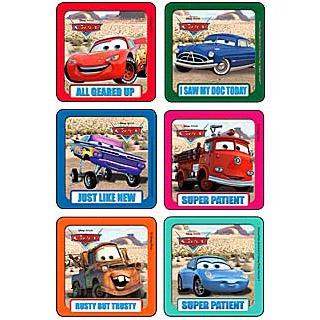 Medibadge Disney Cars Stickers - Disney Cars Super Patient Stickers, 2.5", 75/Roll - 2586