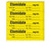 Shamrock Scientific Medication / Drug Labels - Anesthesia Drug Label for Syringe Identification, Etomidate, Exp, Date, Time, 1/2" x 2", Yellow - SA-200-EXP-PK