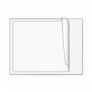 Shamrock Scientific Scientific Mylar Overlay Labels - Clear Mylar Label, 1-1/2" x 2" - ME-20