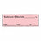 Shamrock Anesthesia Drug Labels for Syringe Identification - Pink Calcium Chloride Label for Syringe Identification - SA-23