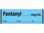 Shamrock Scientific Anesthesia Drug Labels with Date / Time / Initial - Syringe Tape, Fentanyl - SA-2413-DTI