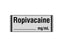 Shamrock Scientific Local Anesthetics Drug Labels - Anesthesia Label, Ropivacaine, mg / mL, Gray - SA-308