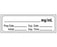 Shamrock Scientific Anesthesia Drug Labels with Date / Time / Initial - Blank Label, White, mg / mL, 333/Roll - SA-3219-EXP