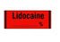 Shamrock Scientific Drug Labels in Traditional Colors - Lidocaine % Anesthesia Tape, 1/2" x 500" - SA-36