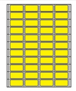 Shamrock Scientific Piggyback Labels for Patient Charge System - LABELS, PIGGYBACK, YELLOW, 5000 SHT / CS - MSL-4FLAT-PB-2