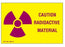 Shamrock Scientific Radioactive Materials Warning Labels - Caution Radioactive Materials Label, 4" x 6" - SRA-12