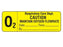 Shamrock Scientific Maintain Oxygen Flowrate Labels - "Respiratory / Oxygen" Label, 1" x 3" - SRT-64