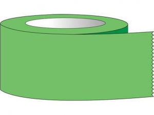 Shamrock Scientific Multipurpose Labeling Tape with 3" Core - Multipurpose Labeling Tape, 1" x 60 yd., Green - ST-100-3