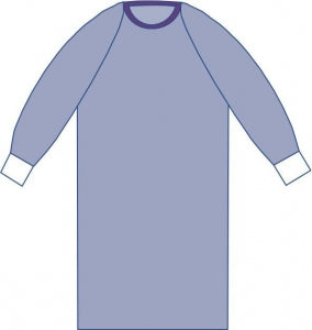 Medline Sirus Nonsterile Nonreinforced Gowns - Sirus Nonreinforced Gown with ABS Towel, Size XL - SIR-2402CS