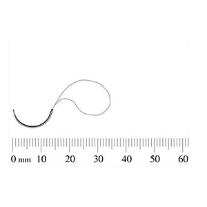 S Jackson Inc Looped Cable Sutures - Looped Cable Suture Cable Type, 12", Size 4-0 - RJH-40